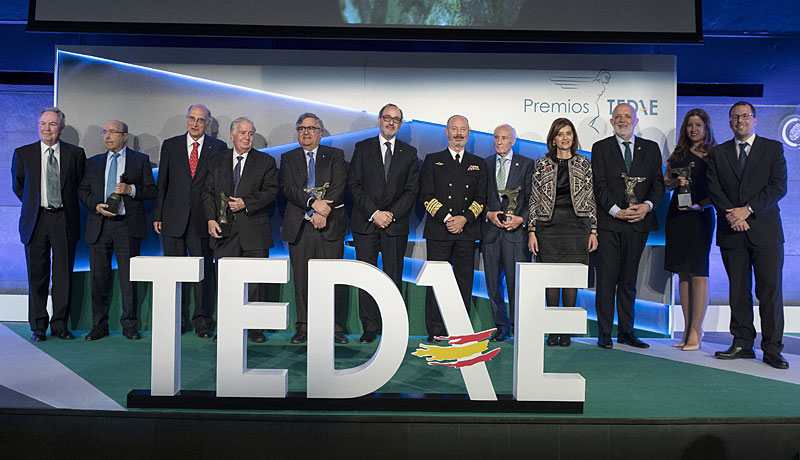 Los Premios TEDAE 2019 reunieron a más de 250 representantes de la industria, la Administración y las instituciones