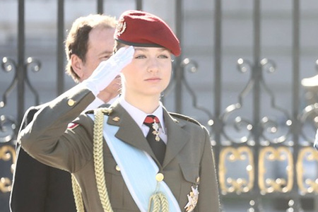 La formación militar de la princesa Leonor en la Academia  