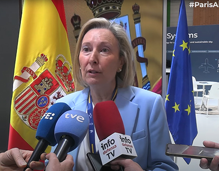 Amparo Valcarce, secretaria de estado de Defensa